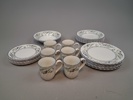 Servisdelar, "Hampton Court", Staffordshire, 25 delar.
