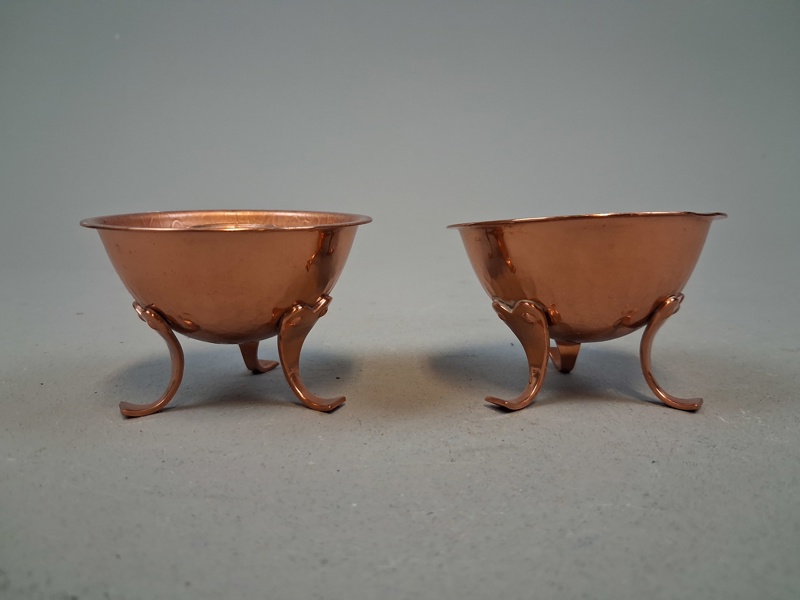 Ljusstakar, ett par. Koppar. Ystad Metall.