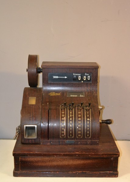 Kassaapparat. National, 1900-talets första hälft.