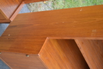 2 Bokhyllor. Teak, 1950/60-talet.