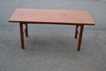 Soffb0ord. Teak, 1950/60-talet.