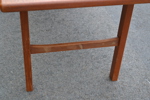 Soffb0ord. Teak, 1950/60-talet.