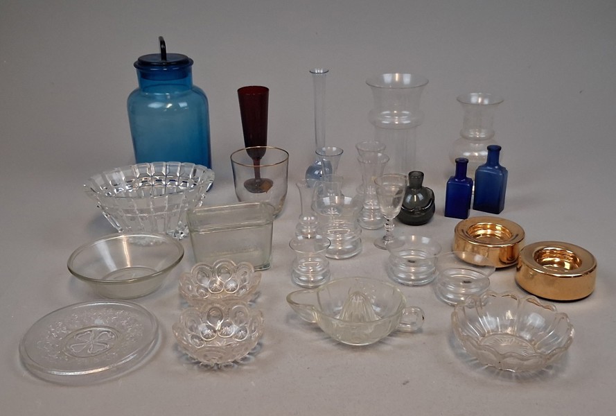 Diverse glas. Bl.a Boda m.m.