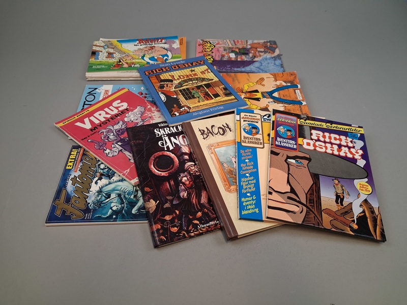 Serie album. Bl.a Asterix, Lucky Luke m.m.