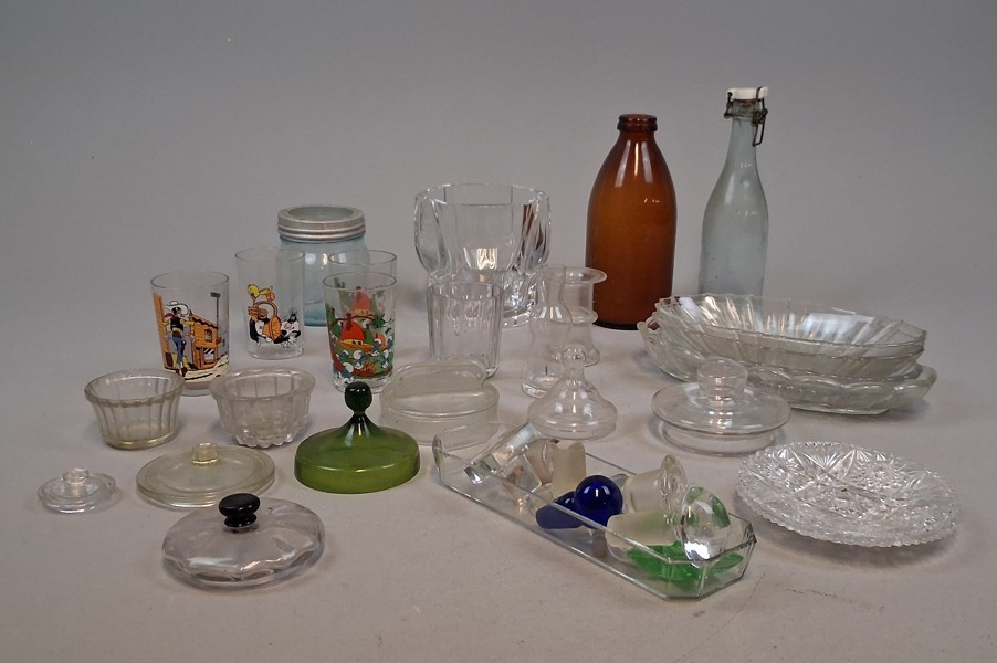 Diverse glas. Bl.a Orrefors m.m.