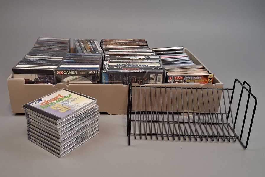 DVD GAMER, CD, CD SPEL m.m.