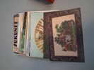 Diverse. Bl.a Frimärken, pins, vykort m.m.