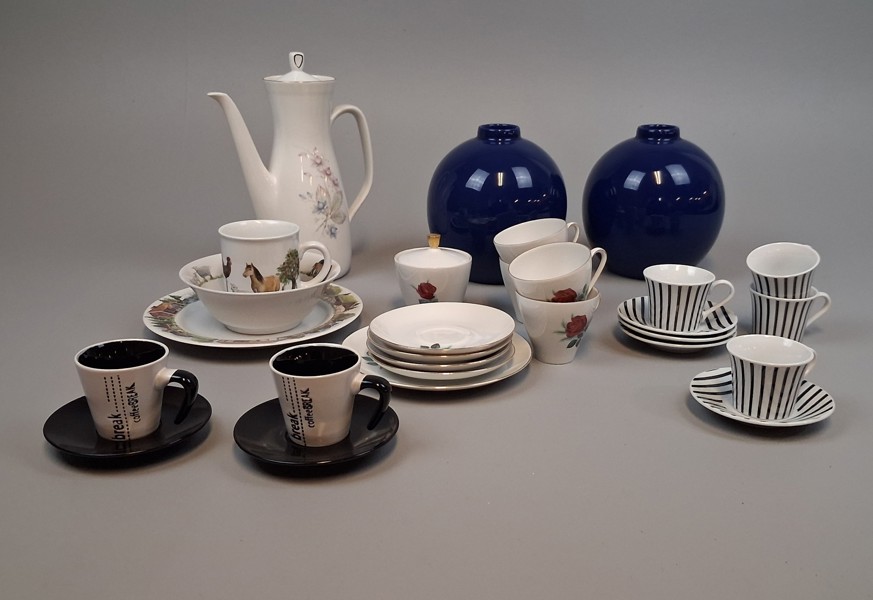 Diverse porslin. Bl.a Bavaria m.m.