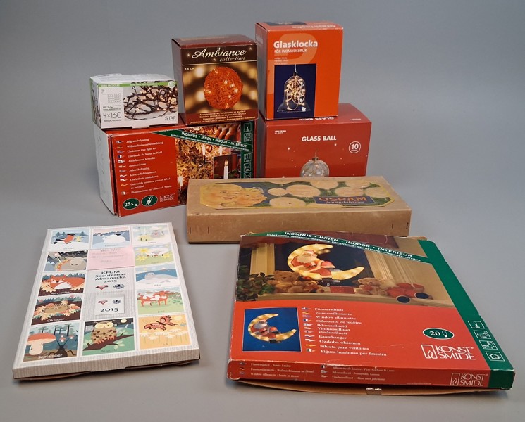 Diverse belysning, Jul.