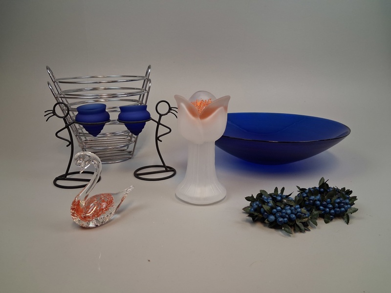 Diverse. Bl.a Ljuslykta Monica Backström m.m.