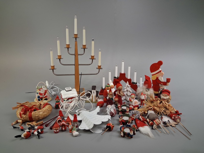 Diverse Jul. Bl.a Ljusstakar.