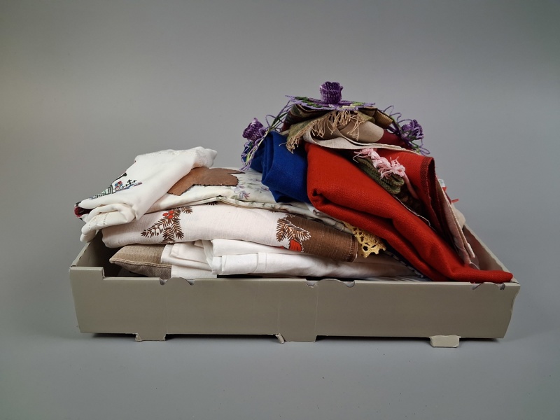 Diverse textil, bonader m.m.