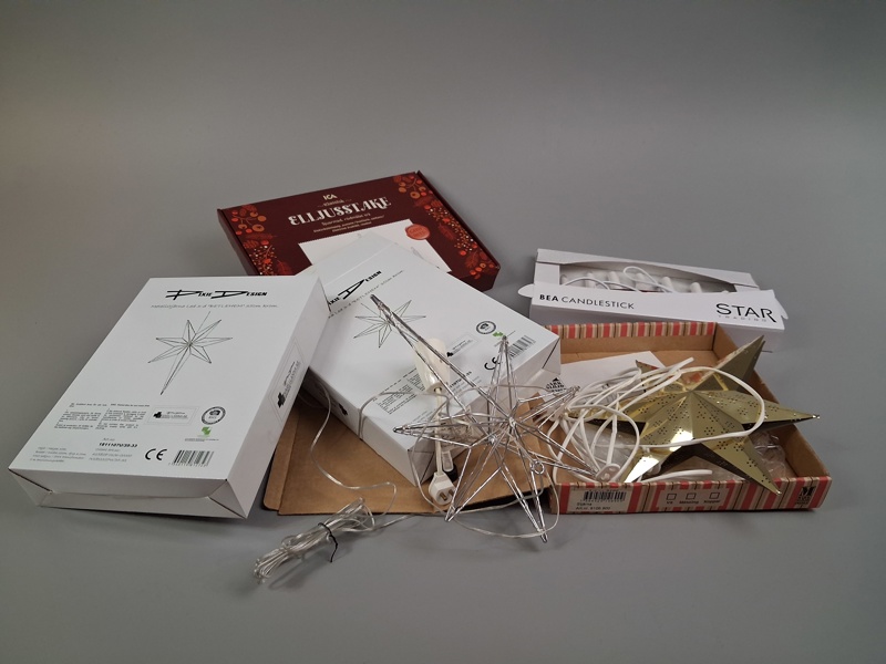 Diverse Julbelysning.