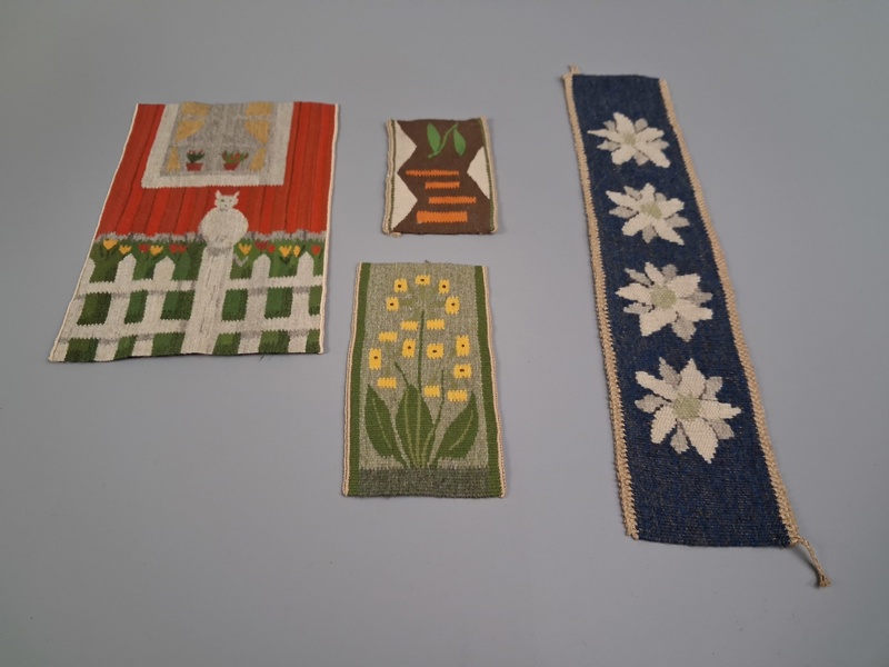 4 Bonader. Flamskvävd, Flamskvävnad.