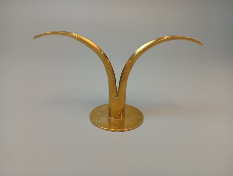 IVAR ÅLENIUS BJÖRK, Ljusstake, "Liljan", Mässing, Ystad metall.