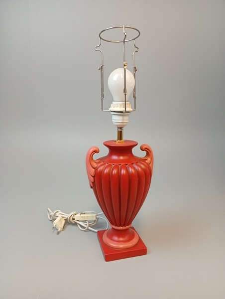 Bordslampa, Keramik, HIA. Italien.