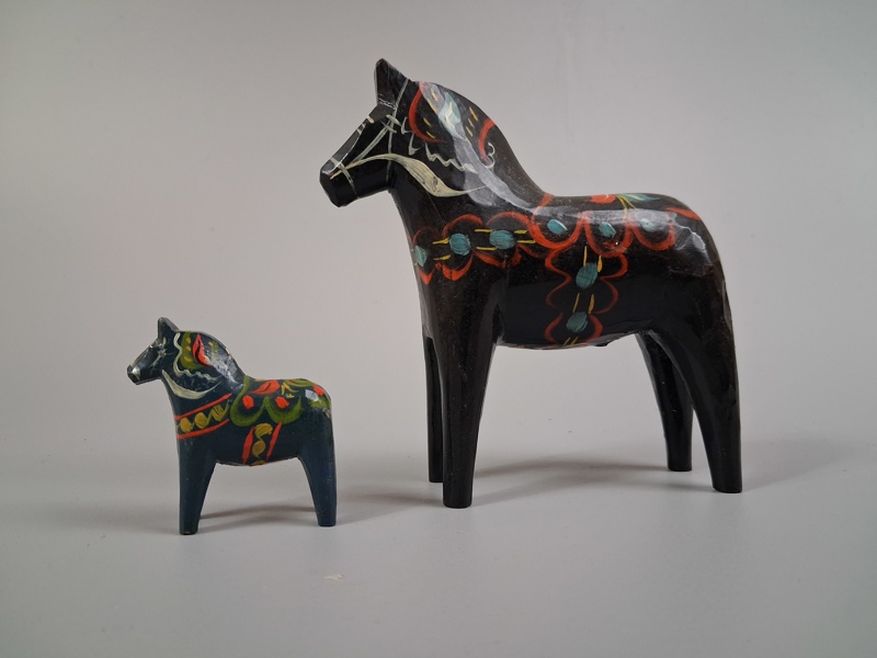 2 Dalahästar Nils Olsson.