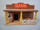 Saloon & Bank. Cowboys Indianer m.m.