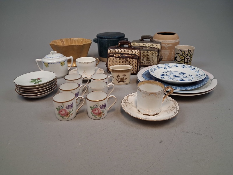 Diverse porslin & keramik. Bla Rörstrand, Höganäs, Bing & Gröndal m.m.