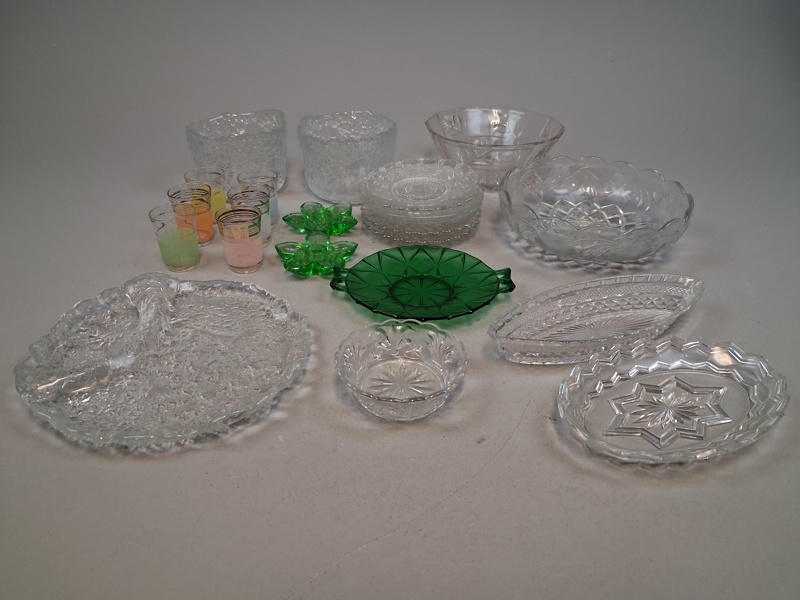 Diverse glas. Bl.a Kosta Boda.