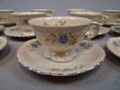 9 Kaffekoppar & 11 kaffefat. Bavaria.