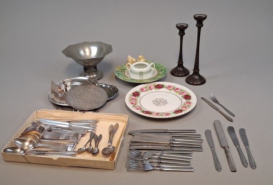 Diverse Bestick m.m. Bl.a Nysilver.