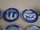 Samlartallrikar. Royal Copenhagen 1960-61, 1963, 1965, 1967-1987.