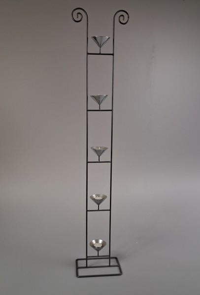 Värmeljushållare. Golvmodell.