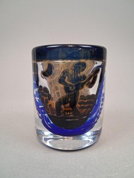 EDVIN ÖHRSTRÖM, Vas, Ariel, "Godoljären" Orrefors, signerad & numrerad 545-E4