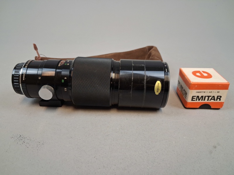 2 Objektiv. Soligor & Emitar.