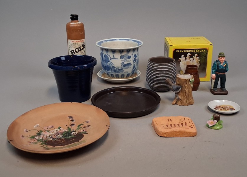 Diverse keramik & porslin.