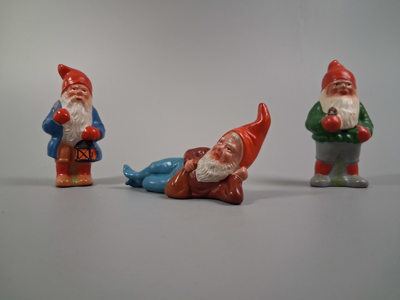 3 Tomtar. Gräfenroda, Tyskland.