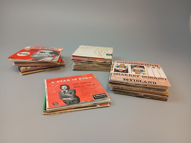 Diverse vinylskivor. EP/Singlar.