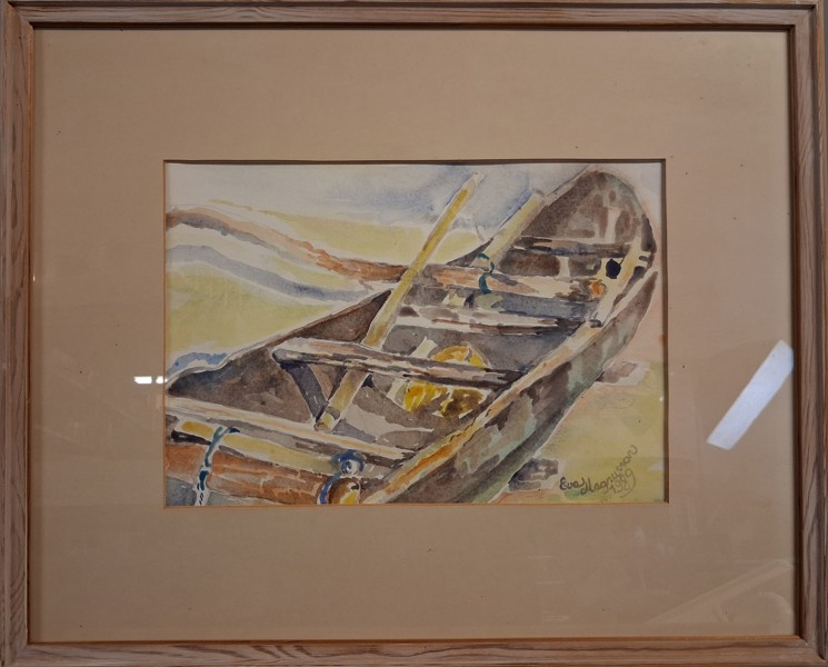 EVA MAGNUSSON, Akvarell, signerad & daterad 1989.