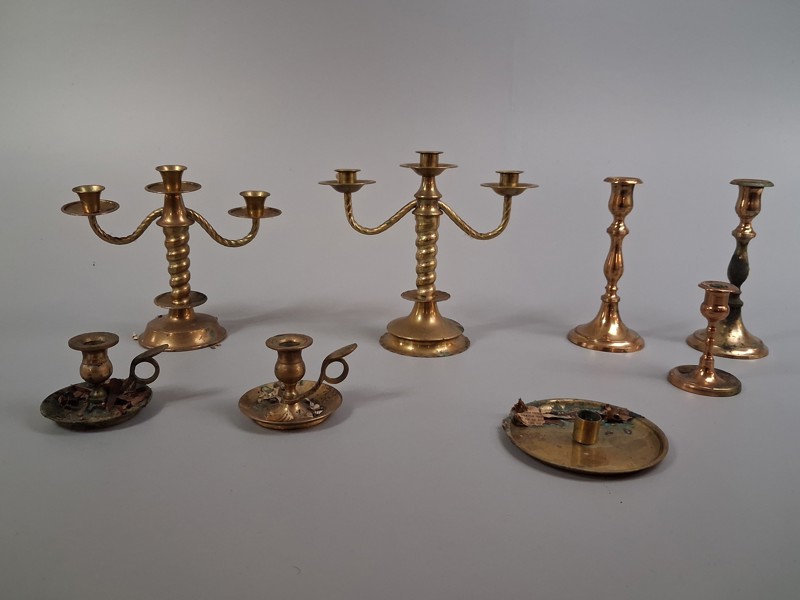 Ljusstakar, Malm & Mässing.