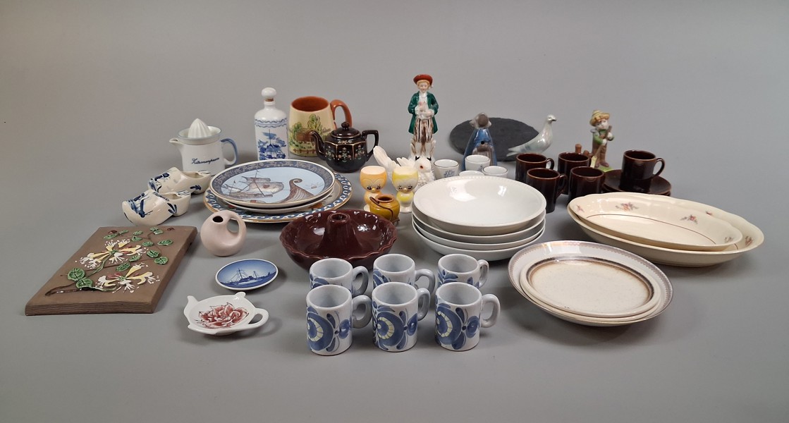 Diverse porslin & keramik.