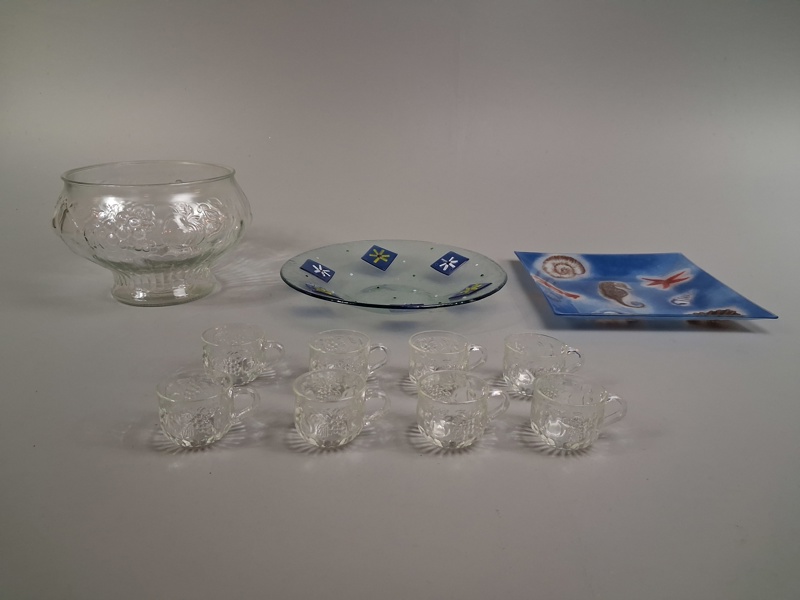 Diverse glas. Bl.a Bålskål m.m.