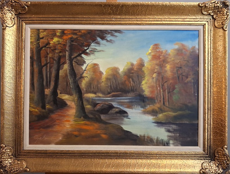 OVE LENNART SVEDIN. Olja på duk, signerad.