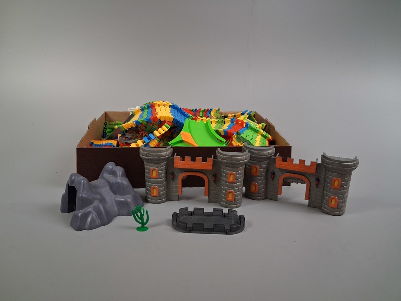 Bilbana, med tillbehör. Racetrack.