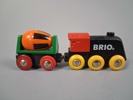 Tågbana med tillbehör. Bl.a BRIO & IKEA.