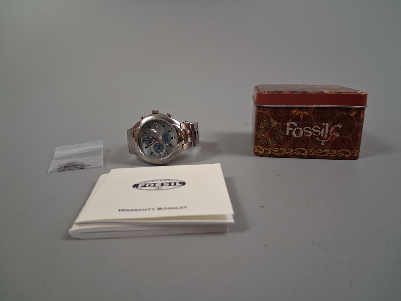 Armbandsur/Herrur, FOSSIL, Originalask.