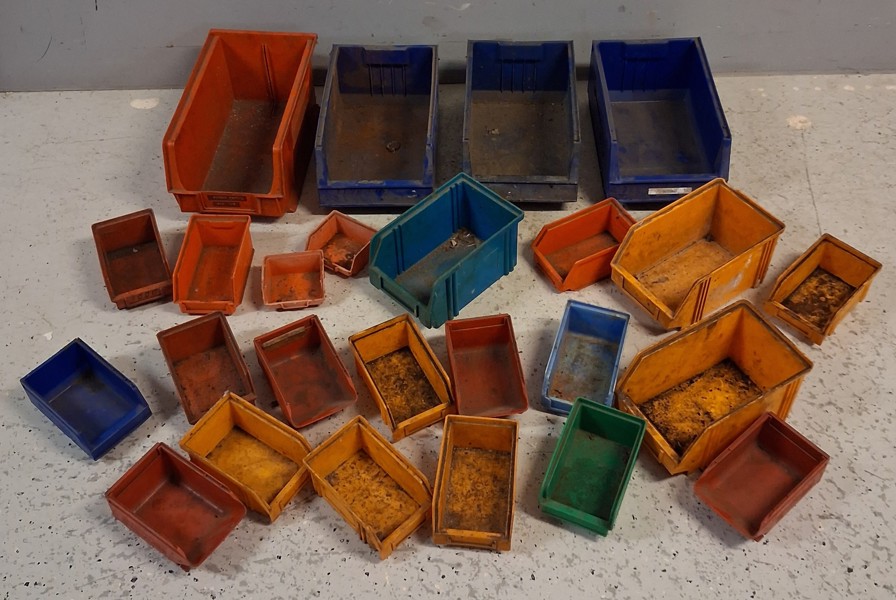 Sorterings backar, 25 delar.