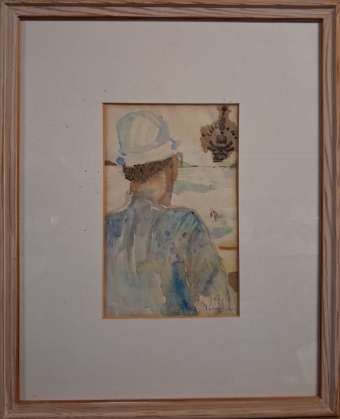 EVA MAGNUSSON, Akvarell, signerad & daterad 1988.