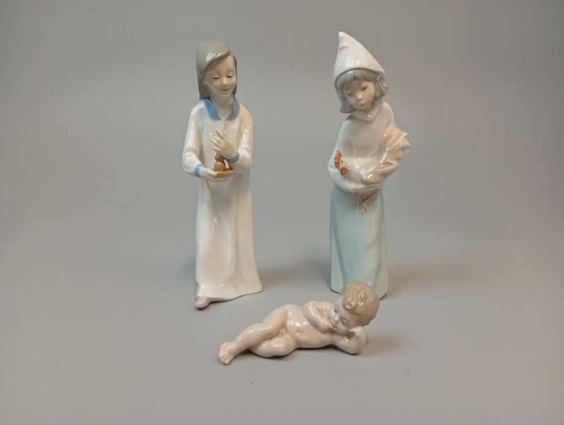 3 Figuriner. Lladro & Foreign.