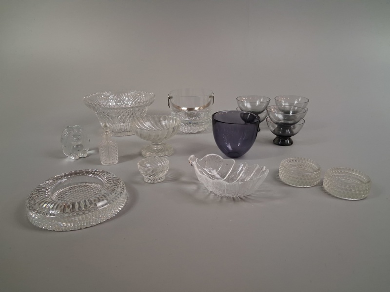Diverse glas. Bl.a Orrefors, Kosta mfl.