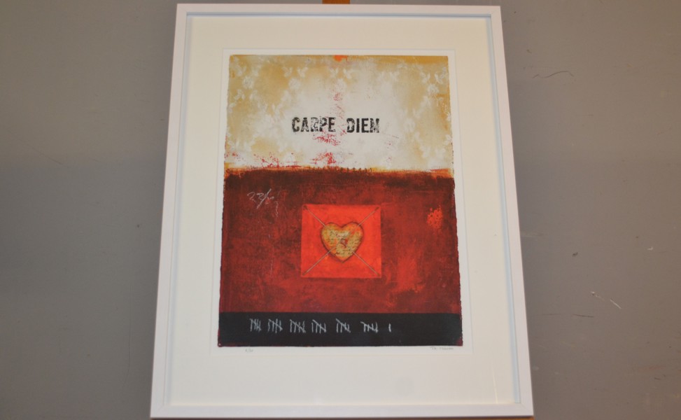 THOMAS MÜLLER. Färglitografi, signerad & numrerad.