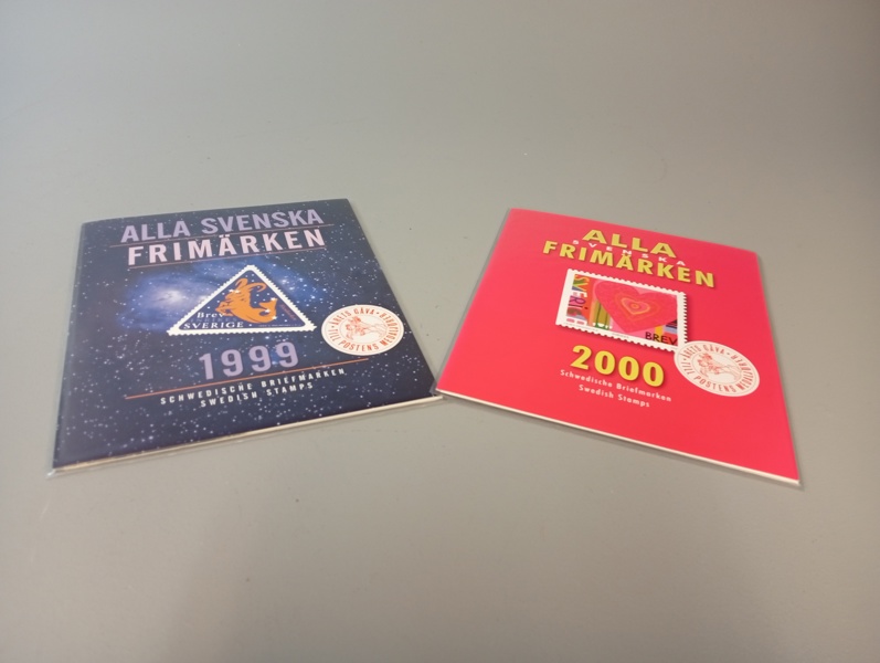 Postfriska frimärken, Nominalvärde ca: 2000kr.