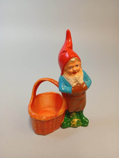 Tomte med korg. Tyskland.