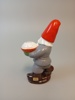 ROLF BERG. Tomte med grötskål / Ljushållare.