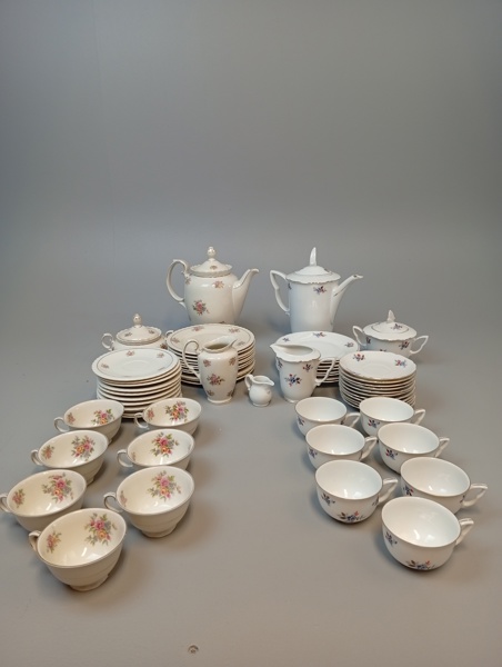 Diverse Kaffeserviser. Tjeckoslovakien.